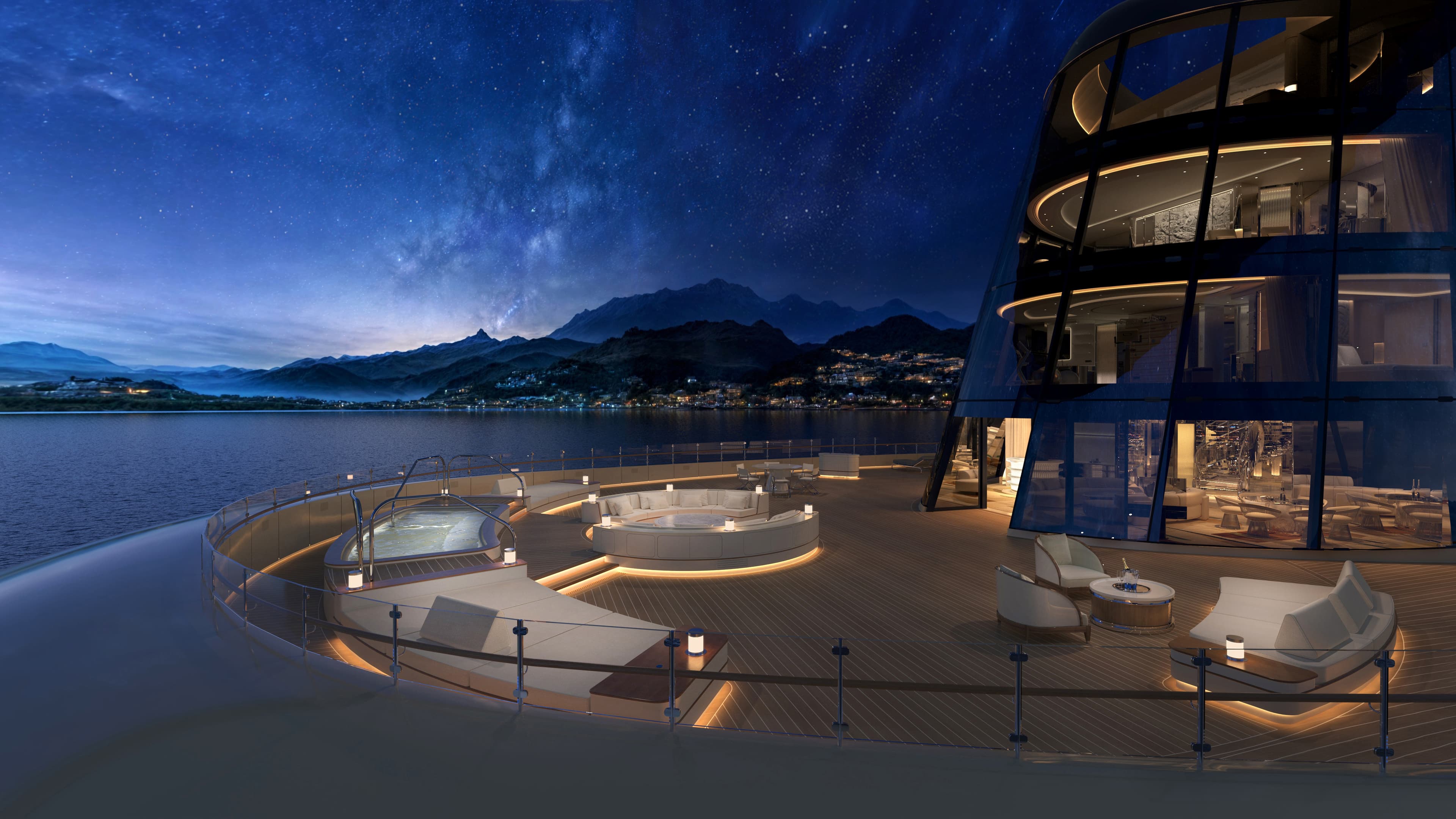 FSY Funnel Suite Terrace Night
